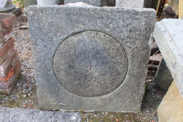 Stone manhole cover