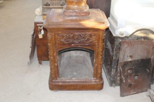 Fireplace in cotto